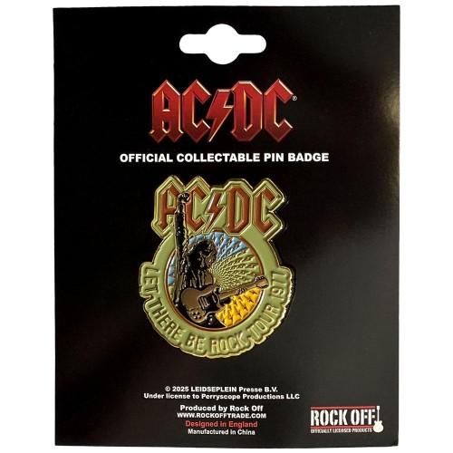 AC/DC Let There Be Rock Tour Â´77 Pin Badge
