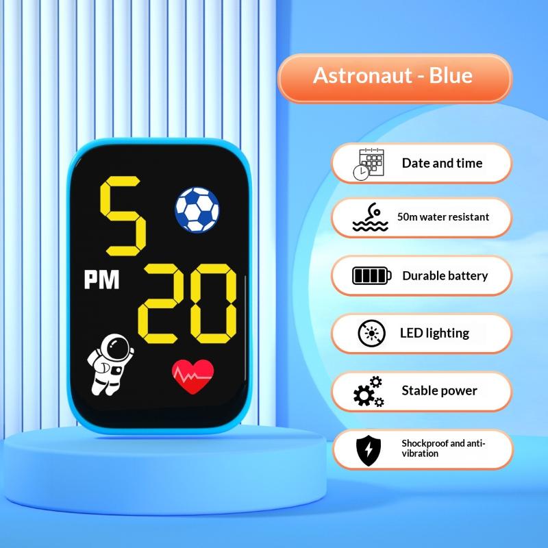 Mini-Motorraduhr Wasserdichte Armaturenbrett-Uhr Motorrad Digitale Uhr LED-beleuchtet Für Radsportbegeisterte Pendeln Urban