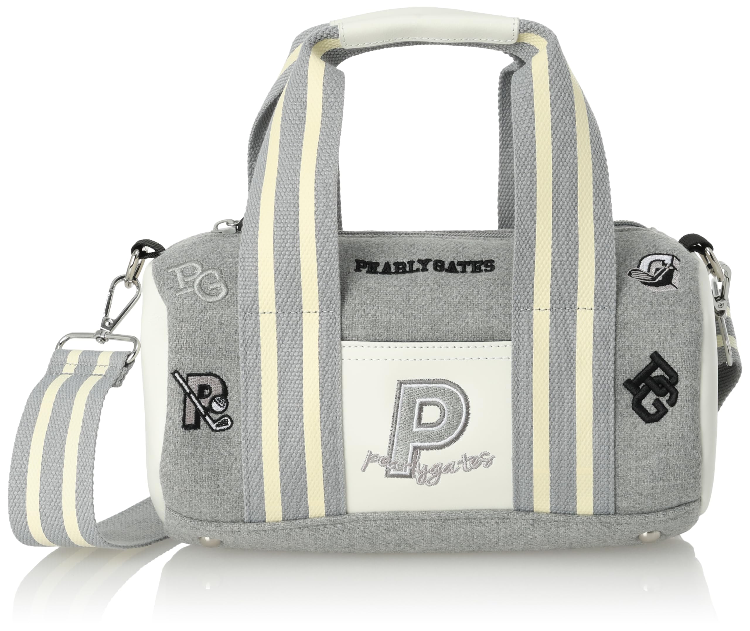 

Unisex Cart Bag College Patch Cart BAG FR [Pearly Gates] / 053-4181002 020_Gray