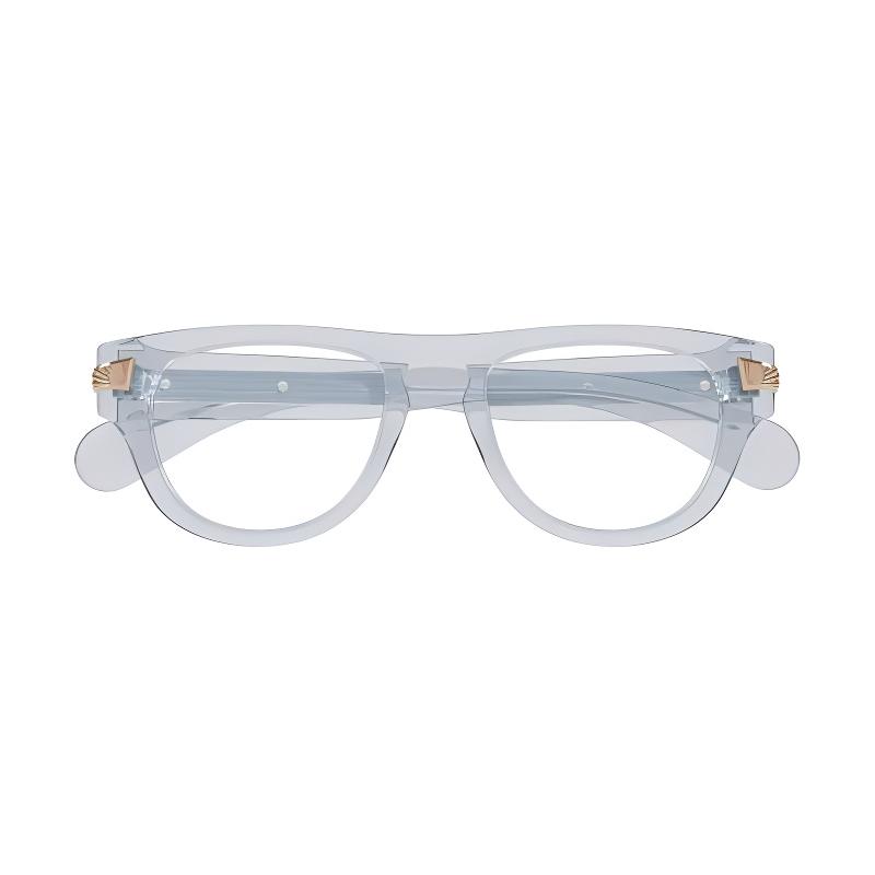 Gucci Original design plastic irregular optical frame men's transparent color