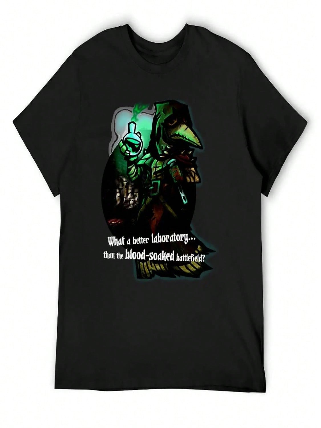 Darkest Dungeon PlagueDoctor T-Shirt Man Clothes Blacks Blue Archive Men s T Shirts S разноцветный