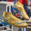 New Men Soccer Shoes Cleats Sneakers High-top Non-Slip Futsal High-quality Football Boots Grass Match Indoor -selling FG/TF