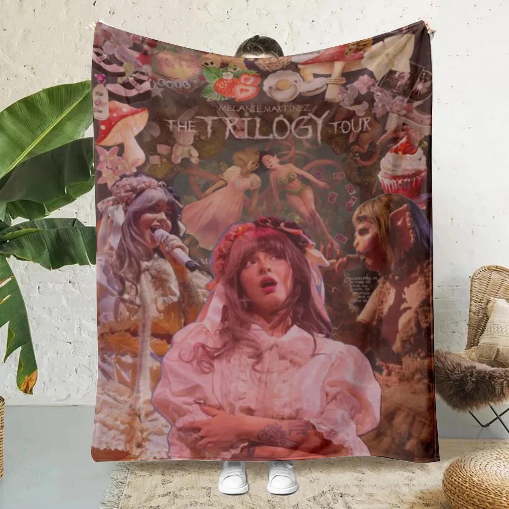 

Melanie Martinez Music Printed Blanket Picnic Blankets Warm Blanket Soft and Comfortable Blanket Home Travel Birthday Gift 130x150cm