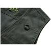 Large Size Boys Outdoor Spring and Autumn Casual Vests for Men Pure Cotton Large Size Vest Plus Multi-pocket Military Green 10XL