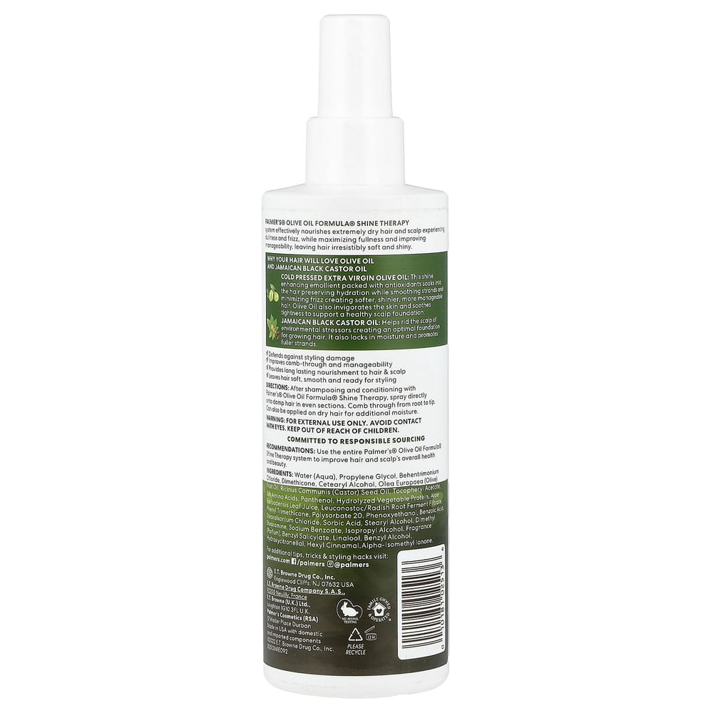 Palmer's Vitamin E Olive Oil Formula Shine Therapy Leave-In Conditioner 250ml (8.5 fl oz)