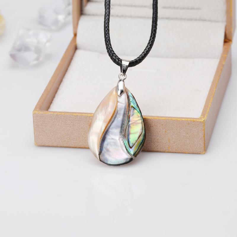 

Стиль Abalone Shell Кулон Женщины Ключица Цепочка Ожерелье