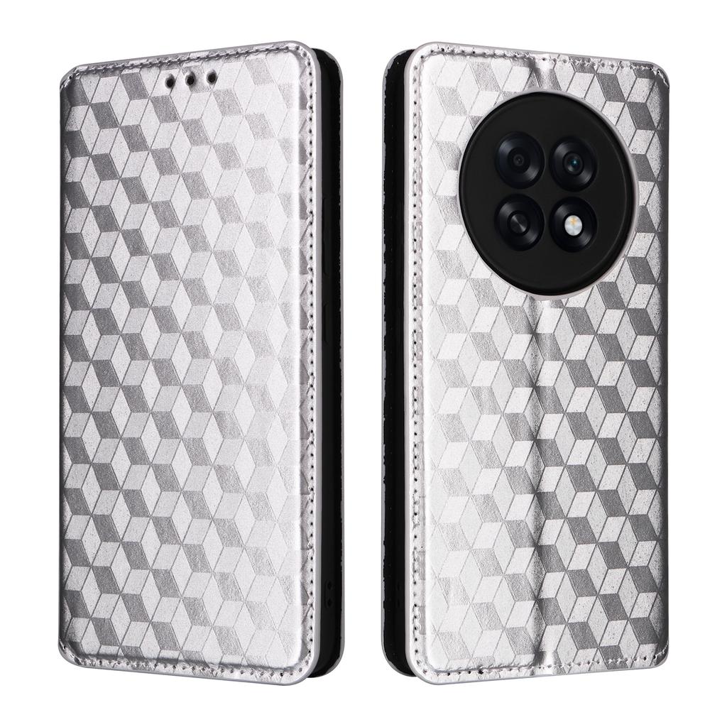Leather Case for Oppo A6 GT 5G/A6 Max 5G/F31 Pro+ 5G Wallet Rhombus Imprinted Phone Cover