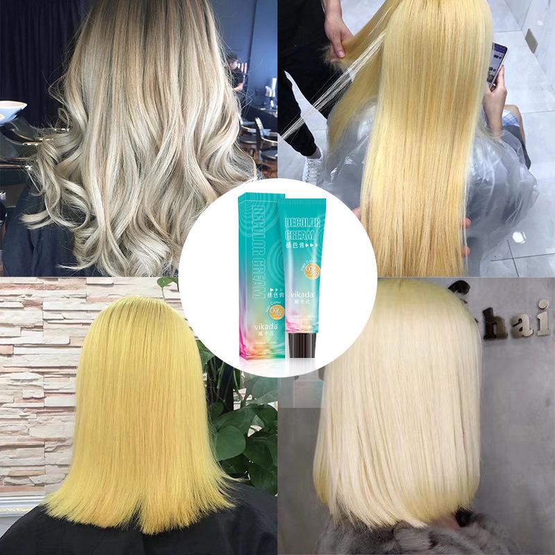 VIKADA 9-Level Hair Bleach Cream - White Gold Color Remover