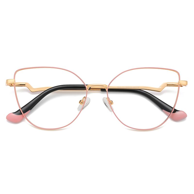 

Trending Blue Light Blocking Women s Metal Glasses Frame With Spring Hinges Female Anti Radiation Protection Eyeglasses Frames
