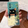Jelly Casing For Xiaomi Poco F4 GT 5G Capa For POCO F3 GT Fundas Clear Silicone Soft TPU Back Cover Cute Cat Protective Case