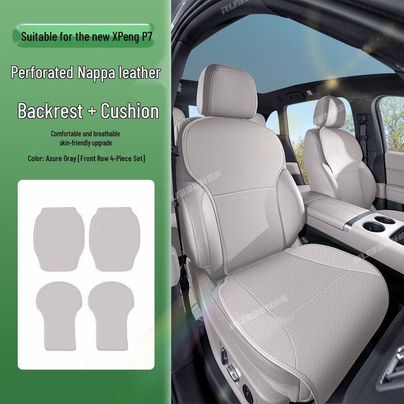 XPeng M03/P7/P7+/G6/G7 All-Season Napa Leather Seat Cushion Cover