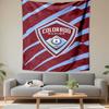 Colorado Rapids Logo Maroon Blue Stripes Shield 96 Patterned tapestry for bedroom and living room home decor sofas