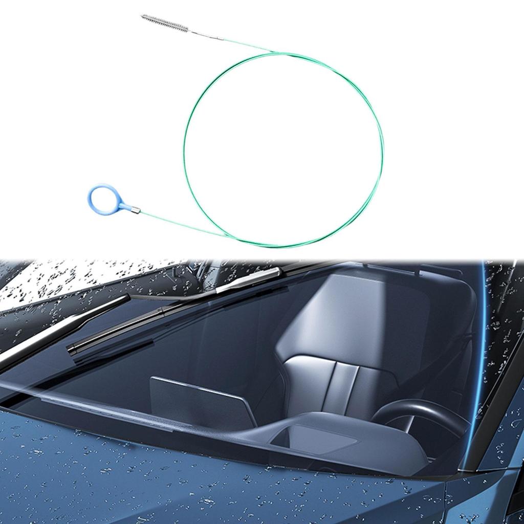 Auto Sunroof Drain Cleaning Tool Car Tube Flexible Brush Windshield Wiper Hole Long Pipe Cleaner