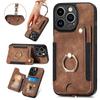 Anti-theft Wallet Finger Ring Holder Magnetic Flip Leather Case For iPhone 15 14Plus 13 12 11Pro XSMax /Samsung S23 S22 S21 S20 Ultra Plus A14 A54 A53