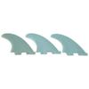 3 Stück Surfbrett Finnen, Starkes PVC Thruster Finnen Set mit Einzigartigem Design für Richtungsstabilität, für Brett Paddleboard Aufblasbares Surfbrett