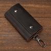 100% Crazy Horse Leder Schlüsseletui Tasche Rindsleder Herren Damen Schlüssel Geldbörse Clip Auto Tasche Echtes Leder Retro Mode Schlüssel Etuis Großhandel
