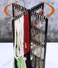 Rotating Earring & Necklace Display Rack with Dustproof Large Capacity