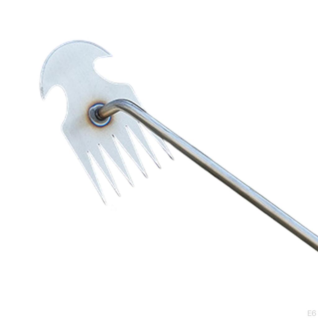 Weed Puller Efficient Comfortable Multifunctional Hand Weeder Tool Stainless Steel for Lawn Yard