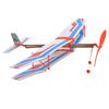 Aomou Aviator Model Kit: Rubber Band-Powered Airplane, Glider & Boomerang.
