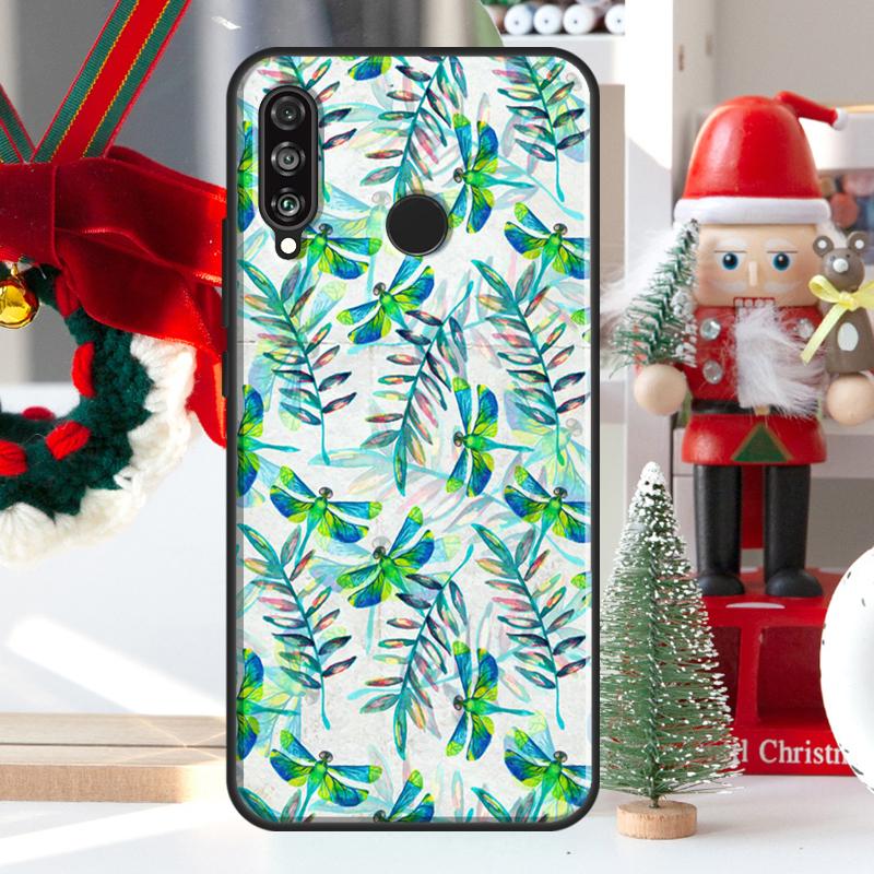 Colorful Dragonfly For Huawei Nova 12i 11i 8i 12s Y73 Y72 Y61 Y91 Y90 Y70 Y60 9 10 SE P60 Pro P30 P40 Lite Case
