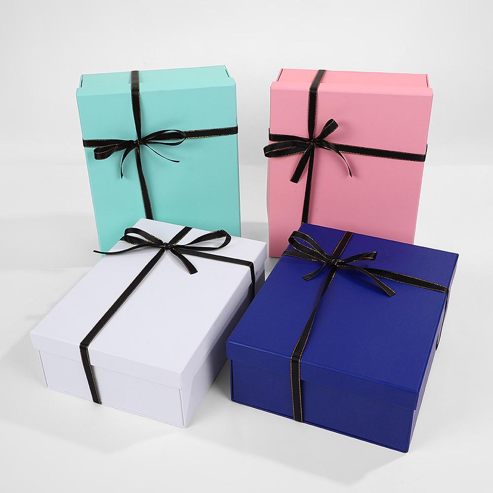 Bowknot Lid and Base Gift Box for Handbags, Shoes, Scarves & Clothing