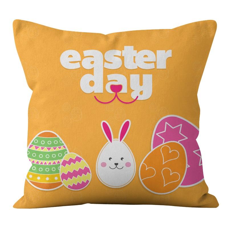 Easter Bunny Pillow Cover Home Pillow Cushion Cover