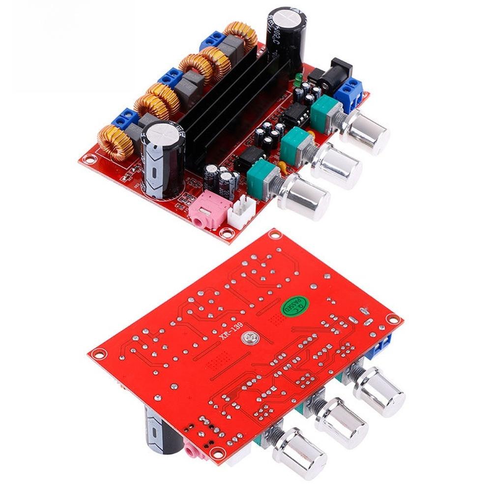 1pc XH-M139 2.1 Channel Digital Audio Board 12V-24V Wide Voltage For Audio Systems Accessories Easy To Install