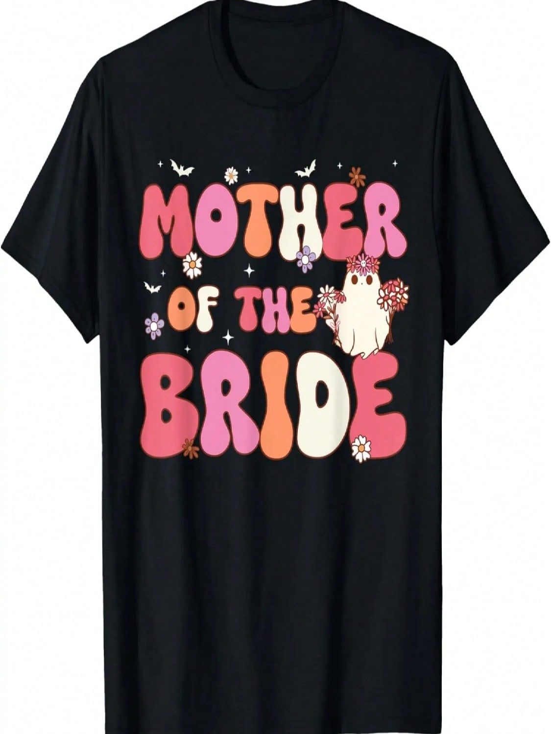 Mother Of The Bride Ghost Halloween Spooky Bachelorette T-Shirt S разноцветный