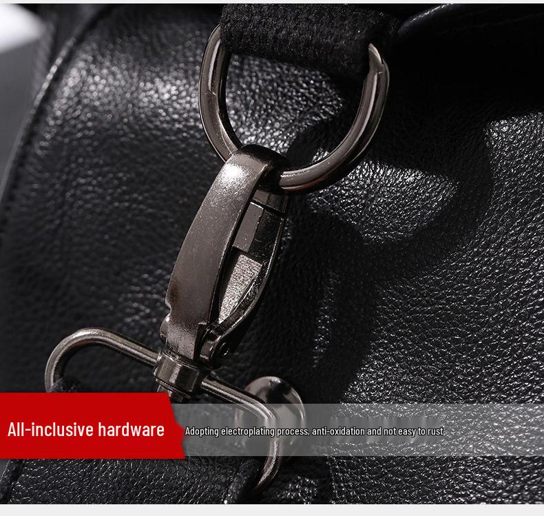 2023 Men's Leather Crossbody Shoulder Bag - Business & Casual Travel Handbag