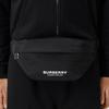 Burberry Logo Print Nylon Sonny Bum Bag Black Men Bags 8049095