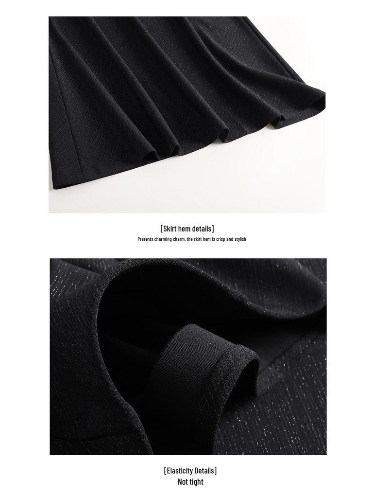 Spring 2026 Women's Fashion High-Waisted A-Line Skirt