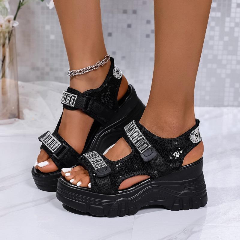 Ladies Wedge Beach Sandals Summer Breathable Soft-Bottom Women Casual Shoes Roman Style Luxury Women Sandalias De Mujer
