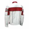 Classic Wear Party Jacket Men Lambskin Handmade Leather Slim Fit White Casual Biker
