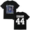 2026 Off Campus Graham 44 T-shirts Briar University Hockey T-shirt Men Women Clothing Fashion Cotton Oversized T-shirts