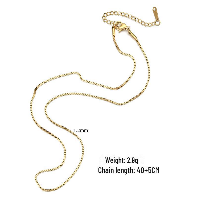 

Модное ожерелье из нержавеющей стали с волнами: Европейский и американский стиль INS для стильной женской хип-хоп моды