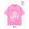 European sizes Men'S Cowboy-Style Shirt Washed Vintage Casual Short-Sleeve Top Round Neck Loose Fit Breathable for Outings