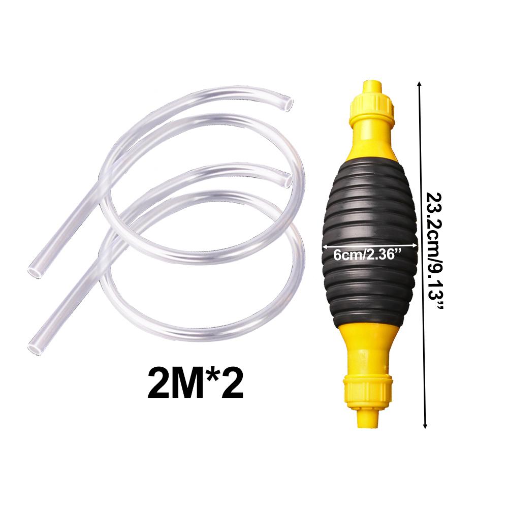 Hand Fuel Pump Car Fuel Tank Sucker Oil Transfer Fuel Pump Petrol Diesel Liquid Manual Pump Syphon Fuel Saver for Gas Gasoline