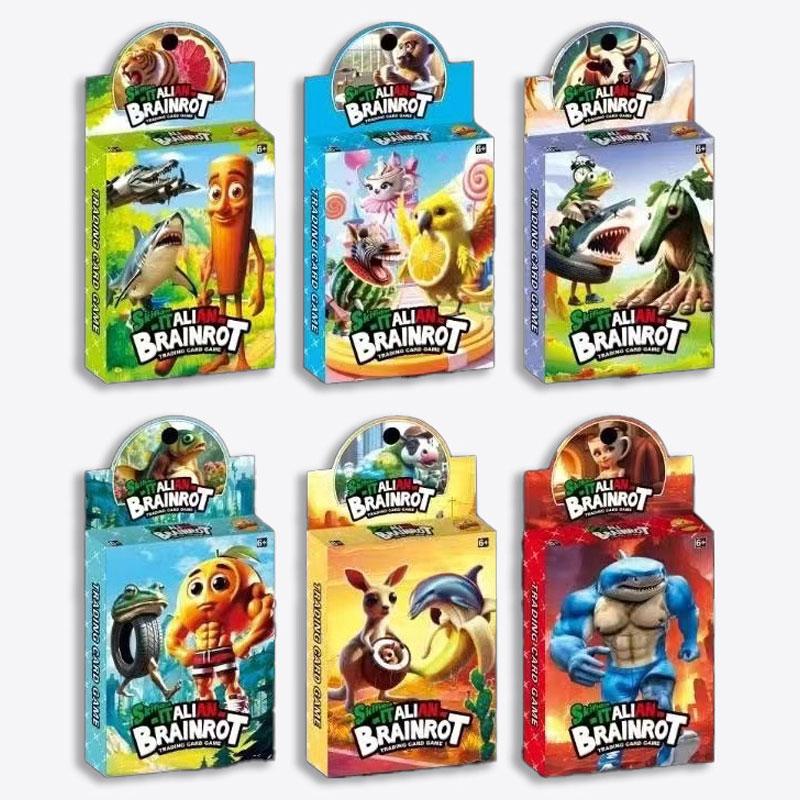 24/150/288 ks Italská kolekce Brainrot Karty Tungtungtung Sahur Tralalero Tralala Dětská karetní hra Hračka Sběratelské karty Dárek