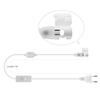 220V 110V LED Strip Power Plug Flexible Supply Plug With Switch  for LED Strip Light