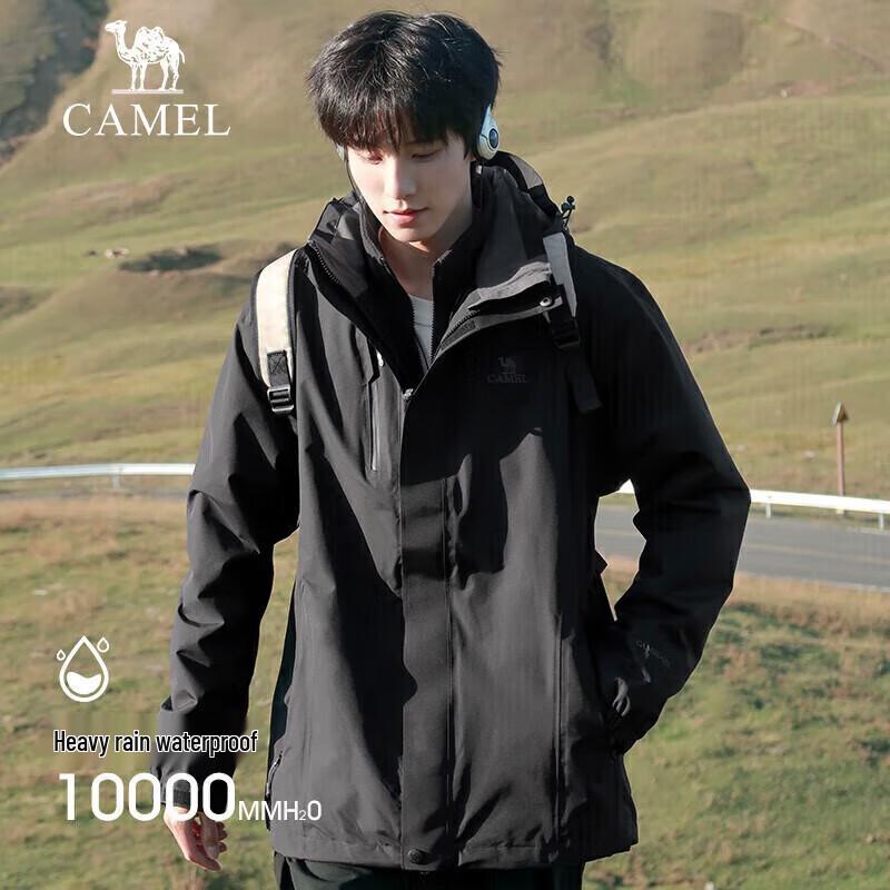 Camel 3-in-1 Waterproof Couple Hiking Jacket