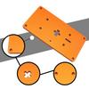 DIY Woodworking Projects Aluminum Alloy Insert Plate Easy Setup And Integration Enhanced Drilling Efficiency 51*108mm