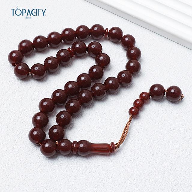 Middle Eastern Kuk Beads Muslim Prayer Rosary - 33 Bead Bracelet