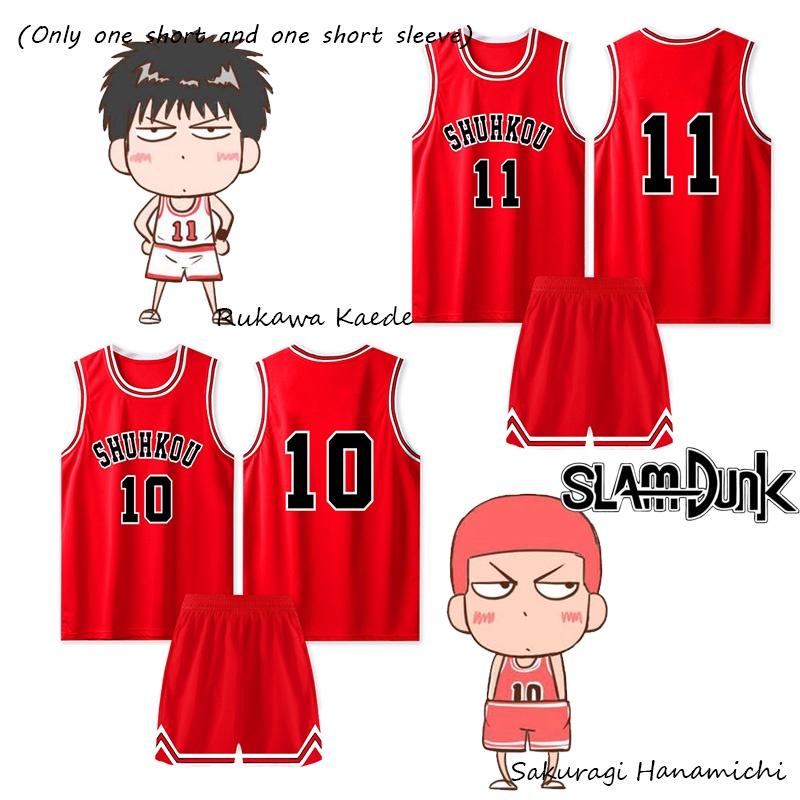 Slam Dunk Cosplay Costume Sakuragi Hanamichi, Rukawa Kaede, S-xxxl