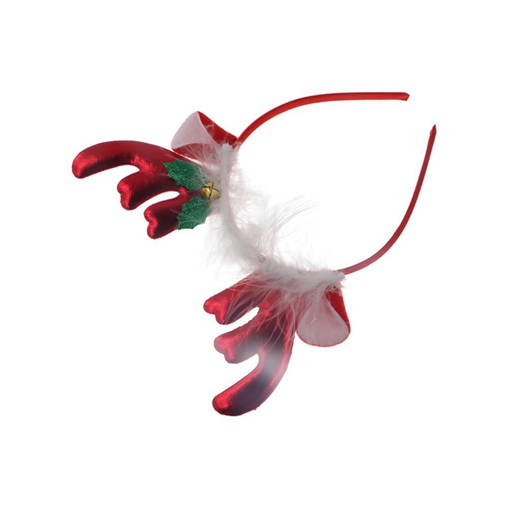 Party Dress Up Antlers Headband Female Plush Hair Hoop Christmas Decoration Christmas Hair Band