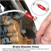 Motorcycle Brake Bleeder Hose Kit with One Way Check Valve 6mm Tube for Efficient Brake Maintenance and Air Prevention