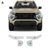 TPU Car Headlight Protective Film For 23-25 GMC CANYON PPF Transparent & Smoked Black Anti-Scratch Auto External Accessories