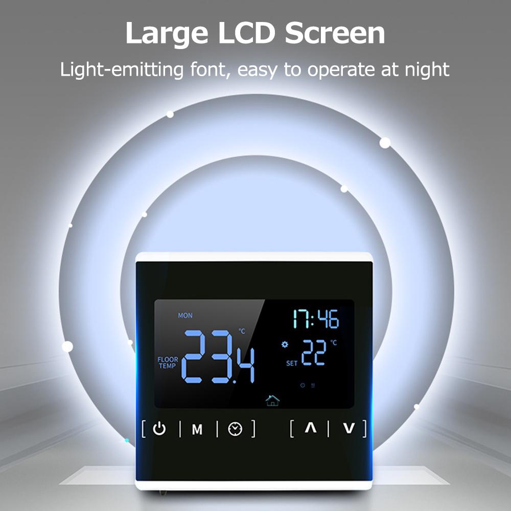Thermostat MH 1822D WIFI Home Floor Heating LCD Intelligent Automatic Digital Display 6 Modes Constant Temperature
