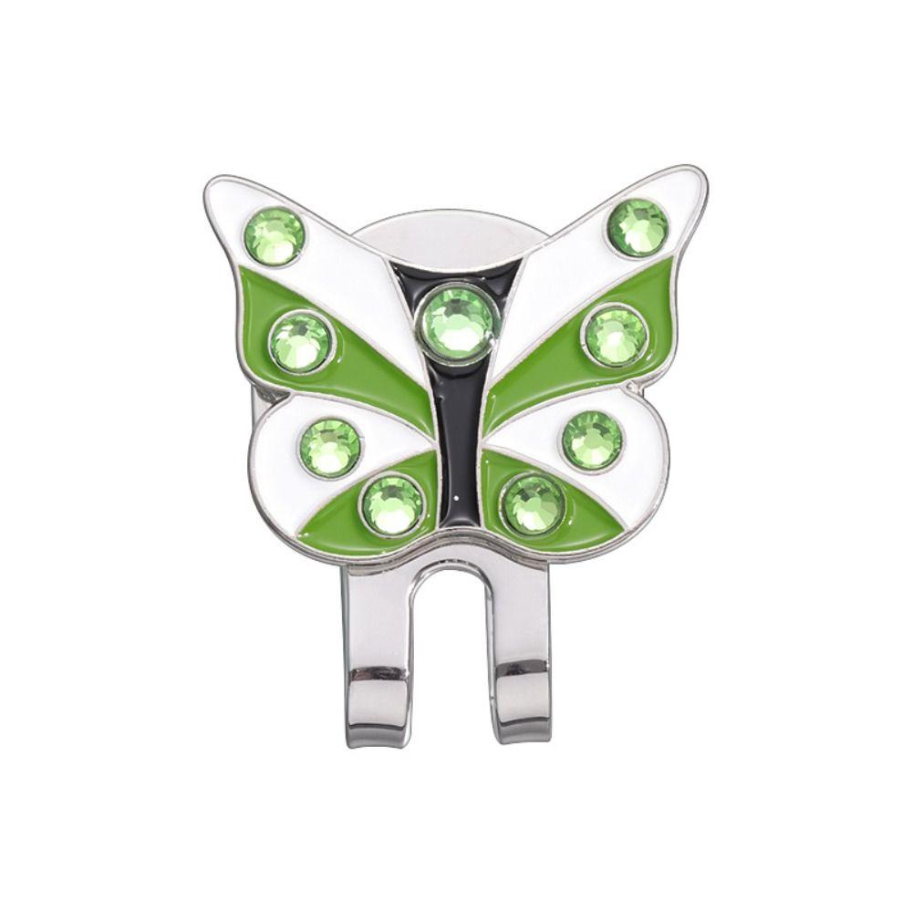 Magnetic Golf Cap Clip Butterfly Shape Golf Hat Marker Golf Ball Marker  Baseball Hat