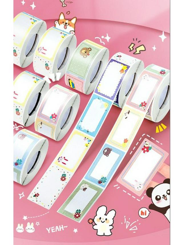 

Self-Adhesive Handwritten Name and Price Label Stickers with Tearable Paper Other