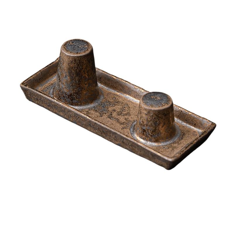 Coarse Pottery Drying Pot Rack, Cover Holder, Retro Purple Sand Teapot, Pot Bearing, Kung Fu Tea Set Accessories, Household